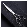 6.0 Inch Hairdressing Scimitar Scissors,Professional Barber Scissors,Stylist Special,Willow Leaf Shears,Scimitars Hair Cutting Shears view 3