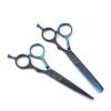 5.5 Inch Barber Scissors Set,Hair Thinning Scissors,Hairdresser Scissors,Household Hair Scissors Hair Cutting Shears(Blue) view 1
