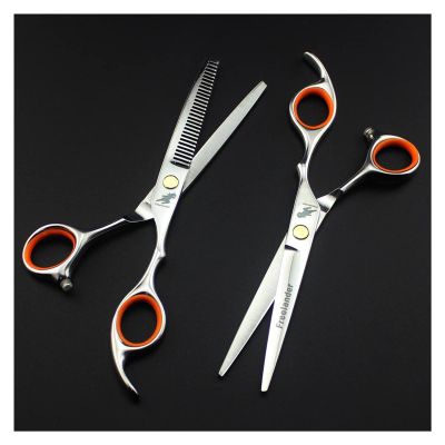 6.0 Inch Silver Hairdressing Scissors,Sharp Hairdressing Scissors,Scissors,Barber Razor,Hairdressing Scissors Hair Cutting Shears(Set No Bag)