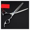 7 Inch Plum Blossom Handle Hairdressing Scissors,Barber Scissors,Hairdressing Scissors,Thinning Scissors,Hairdresser Scissors Hair Cutting Shears(Thinning) view 4