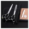 6.0 Inch Single Tail Hairdressing Scissors Set,Barber Scissors,Flat Scissors,Tooth Scissors,Special Hairdressing Scissors Set,Household Hairdressing Scissors Set Hair Cutting Shears view 1