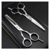 5.5 Inch Hairdressing Scissors Hairdresser Cutting Thinning Scissors Hairdressing Set Professional Haircut Scissors Barber Shop Hair Cutting Shears(Set) view 2