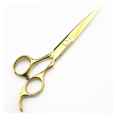 5.5 Inch Or 6 Inch Barber Shop,Hairdressing Scissors,Hair Salon Supplies,Professional Hairdressing Scissors,Flat-Cut Hair Thinning Scissors Hair Cutting Shears(Gold Cutting)