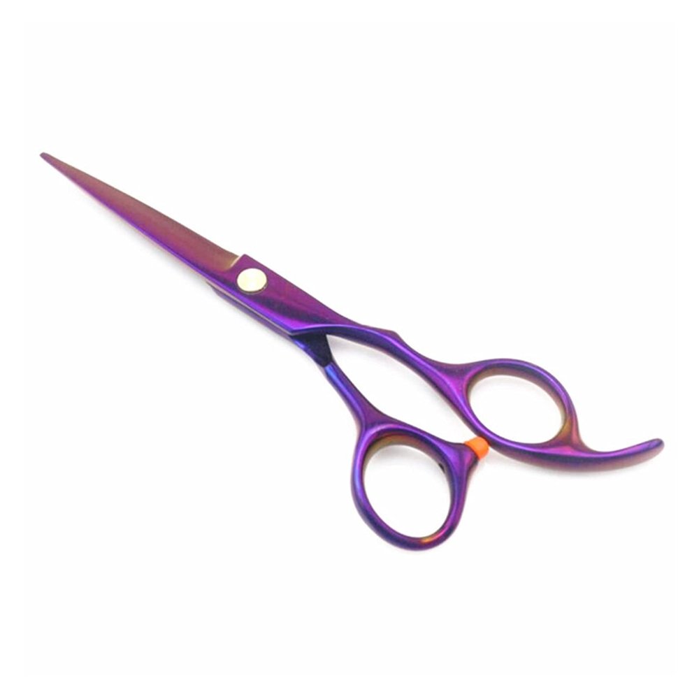 5.5 Inch Or 6 Inch Barber Shop,Hairdressing Scissors,Hair Salon Supplies,Professional Hairdressing Scissors,Flat-Cut Hair Thinning Scissors Hair Cutting Shears(Purple Cutting)