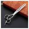 5.75 Inch Texture Trimming Scissors,Hole Hairdressing Scissors,6-Tooth Thinning Scissors,Household Hairdressing Scissors,Hairdressing Scissors for Barbers Hair Cutting Shears view 3