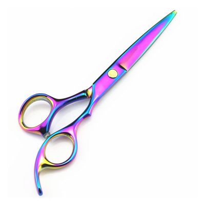 5.5/6 Inch Rainbow Barber Scissors Haircut Thinning Barber Barber Scissors Scissors Hairdressing Scissors Hair Cutting Shears(5.5 Inch Cutting)