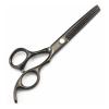 10 Pcs Set Black 6 '' Hair Scissors with Bag Comb Clip Brush Wrap Haircut Thinning Barber Cutting Shears Hairdresser Scissors Hair Cutting Shears view 3