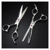 5.5/6 Inch Barber Scissors,Hairdresser,Barber Shop Supplies,Professional Hairdressing Scissors for Cutting Hair Hair Cutting Shears(5.5 Inch Cutting) view 3