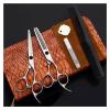 5.5 Inch Hand-Handled Hairdressing Scissors,Barber Scissors,Flat Scissors,Dental Scissors,Haircutting Suit for Barbers Hair Cutting Shears view 1