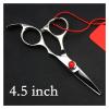 4.5/5/5.5/6 Inch Hairdressing Scissors,Hair Salon,Professional Barber Scissors,Barber Scissors Hair Cutting Shears(S) view 1