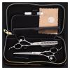 6.0 Inch Slub Handle Hairdressing Scissors,Barber Scissors,Flat Cut,Dental Scissors,Hairdresser Special Haircut Set,Household Haircut Set Hair Cutting Shears view 2
