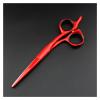 5/5.5/6'' Red Hair Clipper,Scissors,Hairdresser,Barber Scissors,Hairdresser Scissors Hair Cutting Shears(5.5 Inch) view 4