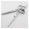 6.0 Inch Silver Hairdressing Tool Set,Scissors,Barber Scissors,Flat Scissors,Bangs Scissors,Tooth Scissors,Thinning Scissors Hair Cutting Shears view 2
