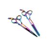 Barber Scissors 6 Inches,Professional Hairdressing Scissors Stainless Steel Thinning Scissors Barber Shop Salon Set Hair Cutting Shears(Thinning) view 3