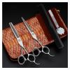 6.0 Inch Bamboo Handle Sword-Shaped Hairdressing Scissors,Barber Scissors,Flat Cut,Haircut Tool Set Hair Cutting Shears view 1
