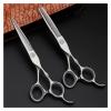 6.0 Inch Bamboo Handle Sword-Shaped Hairdressing Scissors,Barber Scissors,Flat Cut,Haircut Tool Set Hair Cutting Shears view 2