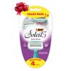 BIC Soleil 5 Sensitive Women's Disposable with 5 Blade Razors, Water Activated Moisture Strip and Anti-Slip Grip, 4-Pack, Holiday Gift view 1