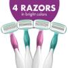 BIC Soleil 5 Sensitive Women's Disposable with 5 Blade Razors, Water Activated Moisture Strip and Anti-Slip Grip, 4-Pack, Holiday Gift view 3