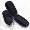 10 Slot Essential Oil Bottle Case Protector Portable Small Essential Oil Bottle Storage Bag Travel Carrying Organizer Perfume Holder Makeup Bag,Black view 4
