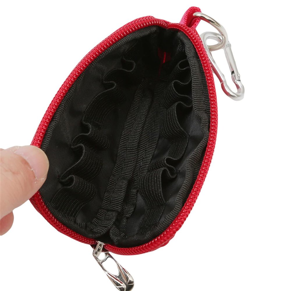 10 Slot Essential Oil Bottle Case Protector Portable Small Essential Oil Bottle Storage Bag Travel Carrying Organizer Perfume Holder Makeup Bag,Red