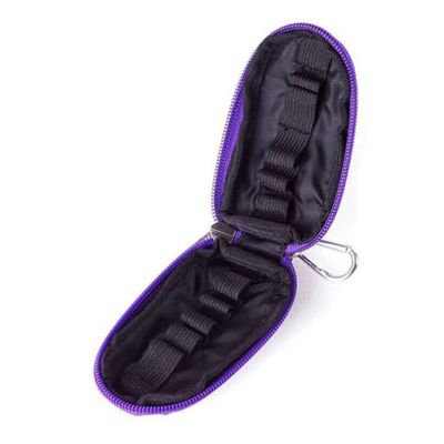 10 Slot Essential Oil Bottle Case Protector Portable Small Essential Oil Bottle Storage Bag Travel Carrying Organizer Perfume Holder Makeup Bag,Purple