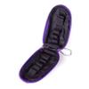 10 Slot Essential Oil Bottle Case Protector Portable Small Essential Oil Bottle Storage Bag Travel Carrying Organizer Perfume Holder Makeup Bag,Purple view 1