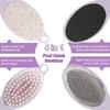 Fangze Foot Brush and Pumice Stone - 4 Pack Foot Brush Scrubber for Shower 4 in 1 Pedicure Foot File Exfoliator for Foot Care - Purple and Blue view 4