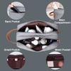 kamumanni Travel Toiletry Bag for Men, Lightweight Makeup Bag with Handle for Women, Compact Shaving Kit Organizer Bag, Gift for Husband/Boyfriend, Grey view 3