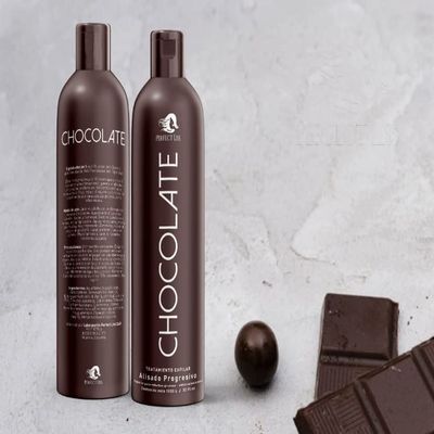 Chocolate Keratin Kit Without Formaldehyde 33 oz: Professional Hair Treatment Set, Chemical-Free Straightening, Intense Shine, Long-Lasting Softness, Hair Care with Natural Ingredients