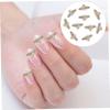 FOMIYES 10pcs Bee Rhinestones Nail Art Accessories for Wedding Ceremony Decorations Mini Crystals Nail Charm Jewelry Crystal 3D Art Decoration Jewelry view 4