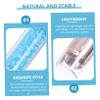 FRCOLOR 3sets Double-ended Nail Art Stampers for Diy French Manicure for Nail Design Colors Transparent view 4