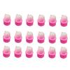 FRCOLOR 20pcs Nail Soaker Remover Manicure Soaker Caps for Gel Polish Removal Easy to Use Nail Remover for Home Salon Art Enthusiasts view 1