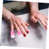 FRCOLOR 20pcs Nail Soaker Remover Manicure Soaker Caps for Gel Polish Removal Easy to Use Nail Remover for Home Salon Art Enthusiasts view 4