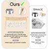 Small Boho Straw Clear Spf Makeup Bags for Women&Girls, Zipper Cosmetic Bag Chenille Varsity Letter Patch Bag, Preppy Cute Toiletry Pouch, Trendy Organizer Storage Bag for Beach Travel Essentials view 4