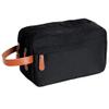 kamumanni Toiletry Bag for Men, 2 Layer Toiletry Bag for Travel, Portable Shaving Bag for Toiletries Accesories, Oxford Cloth, Black view 1