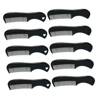 10Pcs Pocket Sized Beard Comb for Men Mini Styling Combs Retro Design for Hair Grooming the Go for Travel Everyday Use