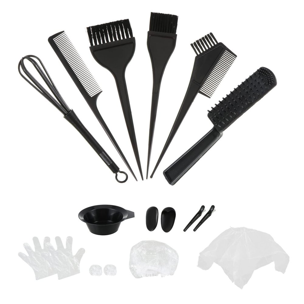 Mikinona Professional Hair Dye Kit Hair Mixing Kit Supply Bowl Salon Dyeing Supplies