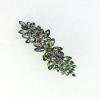 Faship Volcano Rainbow Multicolors Rhinestone Crystal Flower Barrette Clip view 3