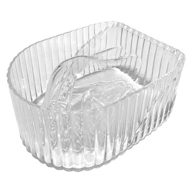 FRCOLOR Manicure Bowl Nail Soak off Bowl for Gel Polish Remover Acrylic Dip Powder Nail Soaking for Hand Care at Home and Salon 5.78X4.33X2.46 Inches