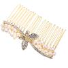 FOMIYES Bridal Hair Comb Rhinestones and Elegant Wedding Hair Accessory for Brides and Bridesmaids Lightweight Side Comb for Special Occasions view 1
