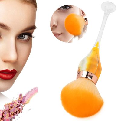 Professional Nail Art Dust Removal Brush, Nail Art Brush Manicure Brush, Nail Dust Cleaning Brush Nail Art Powder Remover Brush Cleaner Makeup Blush Brushes (Color : #2)