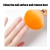 Professional Nail Art Dust Removal Brush, Nail Art Brush Manicure Brush, Nail Dust Cleaning Brush Nail Art Powder Remover Brush Cleaner Makeup Blush Brushes (Color : #2) view 2