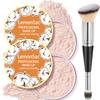 2PCS Loose Face Powder, Oil Control Minimizes Pores and Fine Lines, Loose Baking Face Setting Powder Makeup, Oil Control Soft Focus Effect Make Up, Matte Ultra Flawless Finish,8g (02# Pink Complexion) view 1