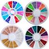 Mesiyun 3D Nail Art Rhinestones Nail Metal Caviar Beads Sparkle Charms Pearls Fashion Nail Art Decorations 4 Wheels view 1
