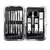 12 Pieces Manicure Set Professional Nail Clippers kit Stainless Steel Manicure kit Nail Care Tools with Luxurious Leather case view 2