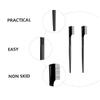 FOMIYES 2pcs Dense Steel Needle Eyebrow and Eyelash Grooming Comb for Precise Separation Eyelash Tool for Daily Use and Travel view 3