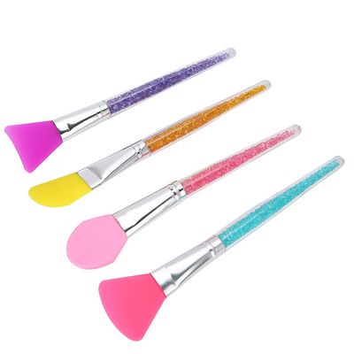4pcs Face Mask Brush Mud Mixing Silicone Makeup Brush Applicator Face Care