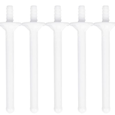 FOMIYES 20pcs Disposable Nasal Hair Rods Plastic Wands for Safe Nose Hair Removal Smooth for Eyebrow Area for Home