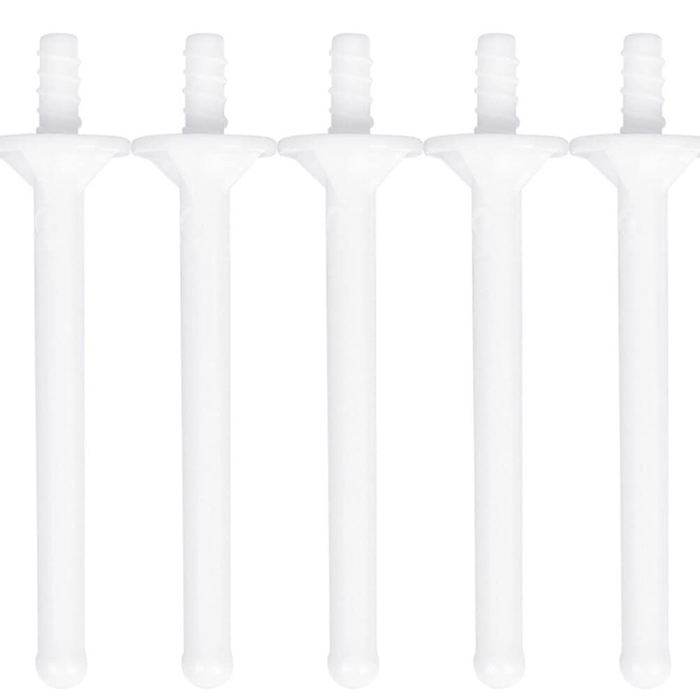 FOMIYES 20pcs Disposable Nasal Hair Rods Plastic Wands for Safe Nose Hair Removal Smooth for Eyebrow Area for Home