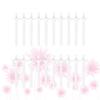 FOMIYES 20pcs Disposable Nasal Hair Rods Plastic Wands for Safe Nose Hair Removal Smooth for Eyebrow Area for Home view 3